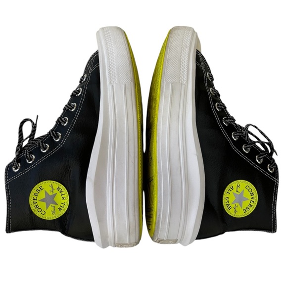 CONVERSE CHUCK TAYLOR All Star Move Hi Platform Sneakers
Black/Lemon Venom 10 - Picture 8 of 14